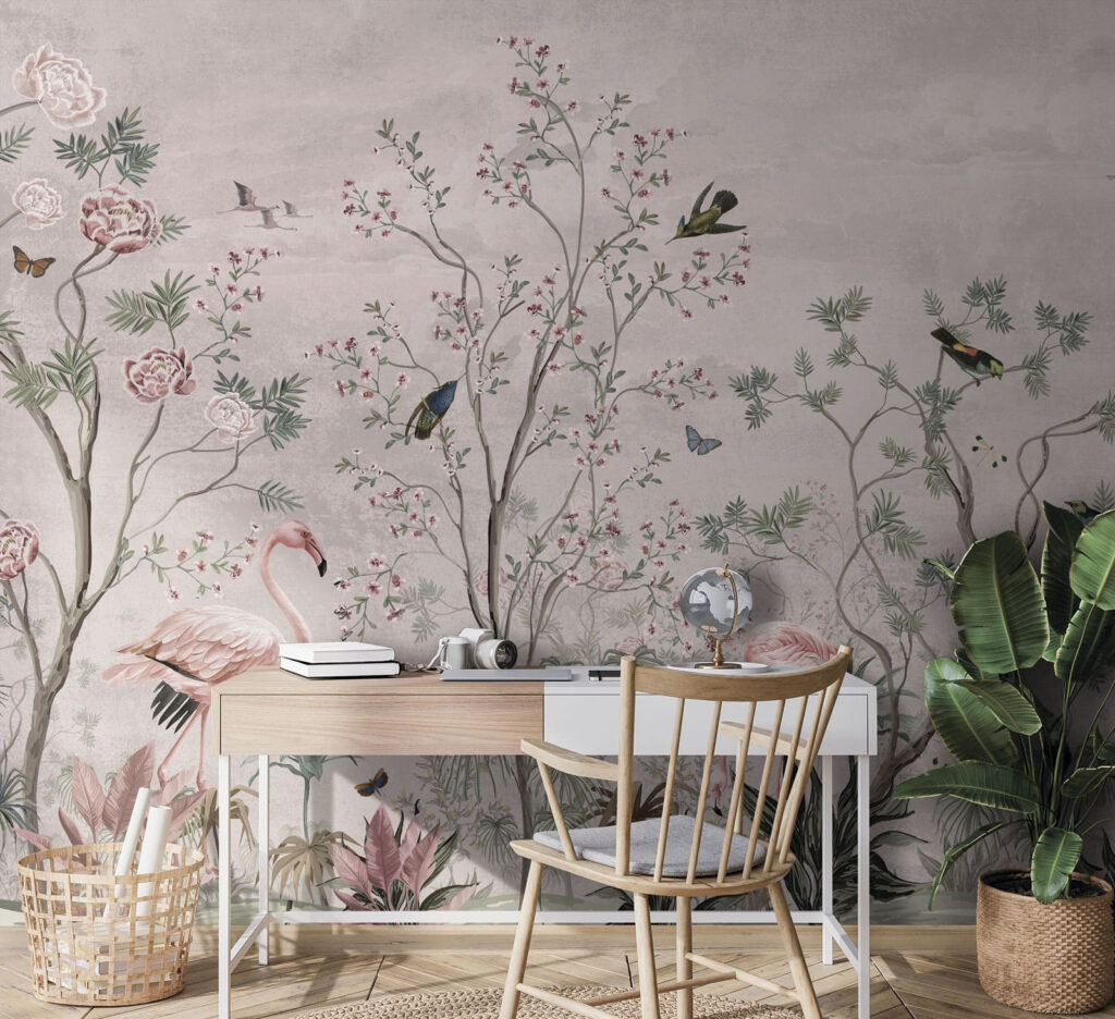u73559piw1m 1024x936 - Wallpaper with birds and plants - tegory
