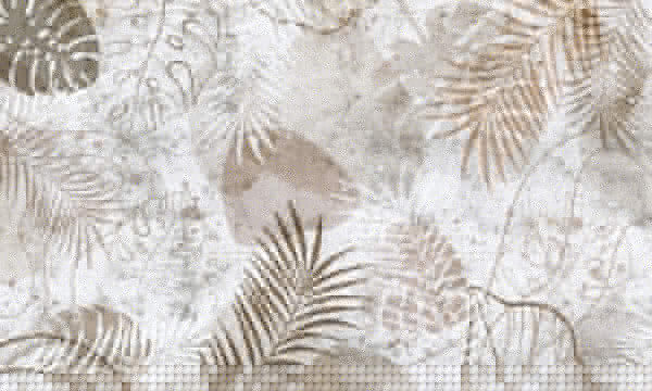 Elegant botanical patterns in neutral tones