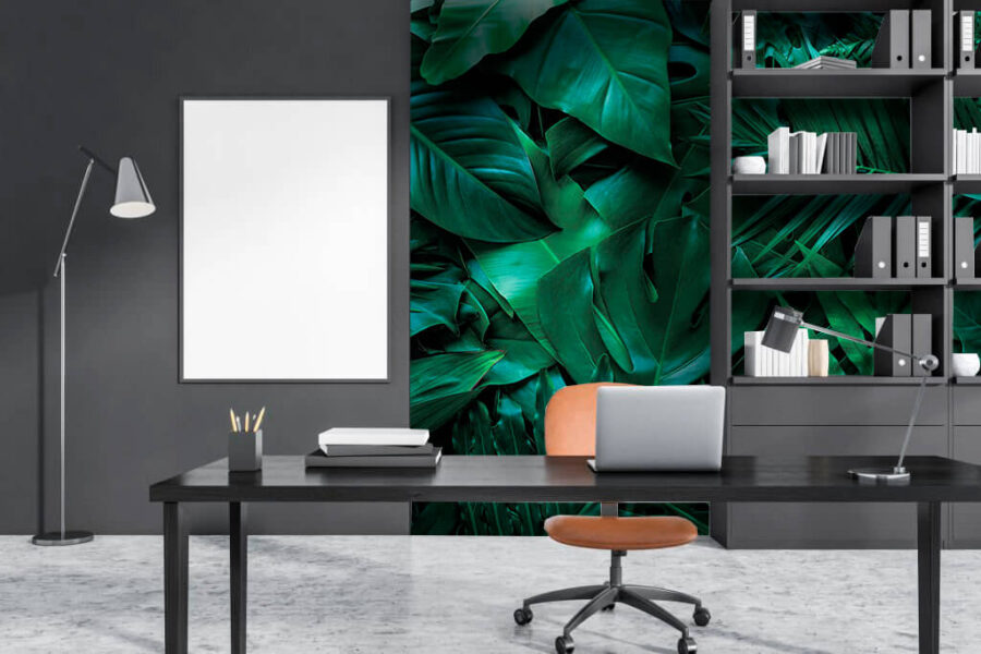 Wall murals Group of green leaves - Image 3