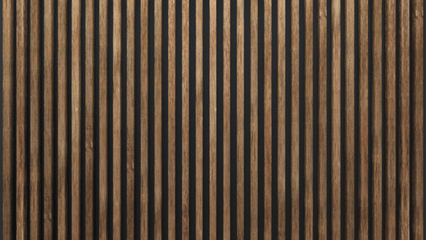 Wooden slats on a dark background