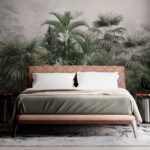 Wall murals Group of palm trees