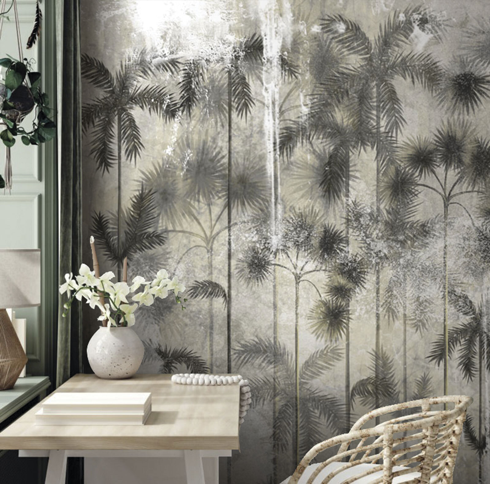 Group of trees on a wall u73812piw1m - Group of trees on a wall - tegory