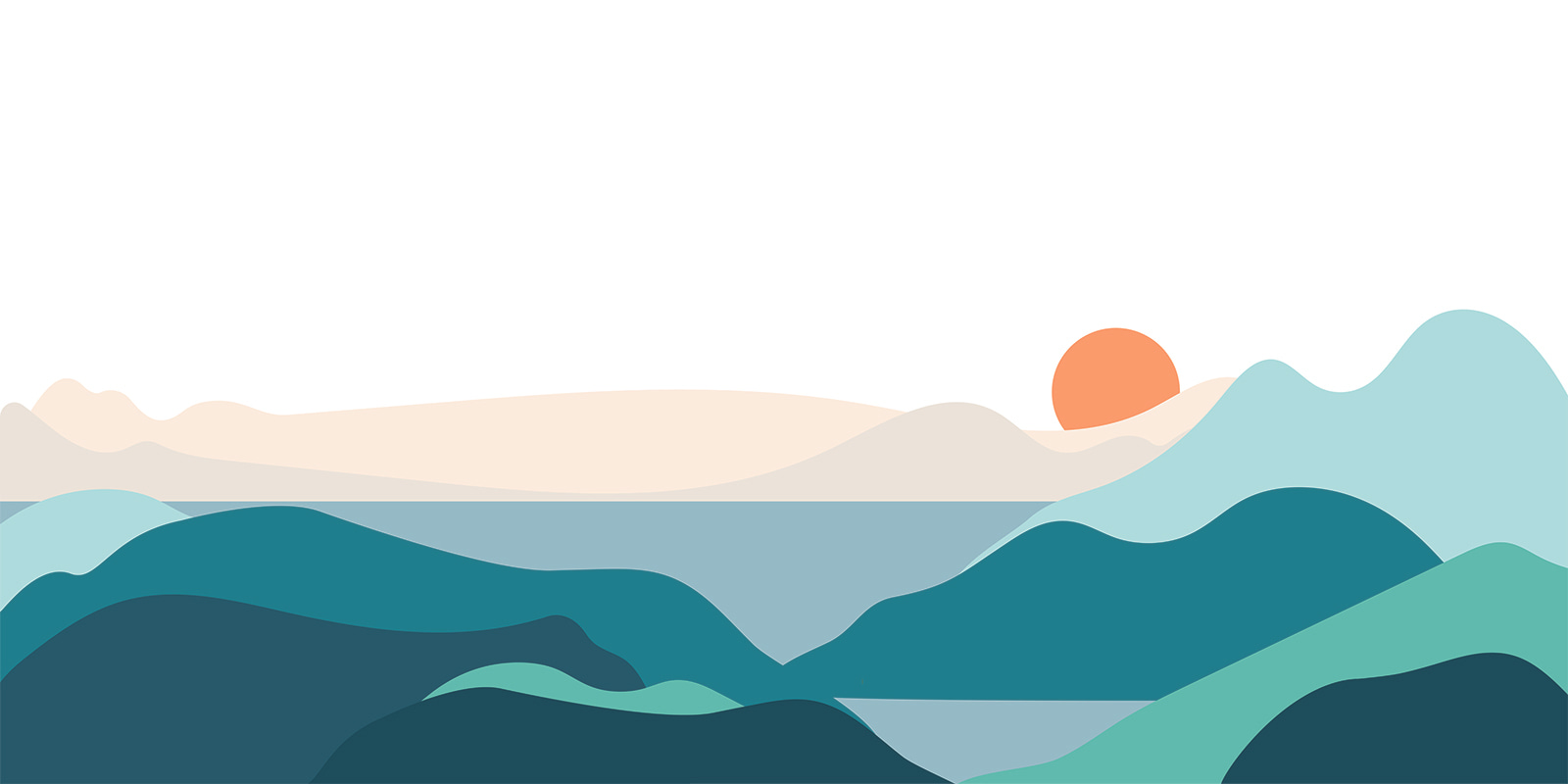 u73957p - Landscape with mountains and a sunset - tegory