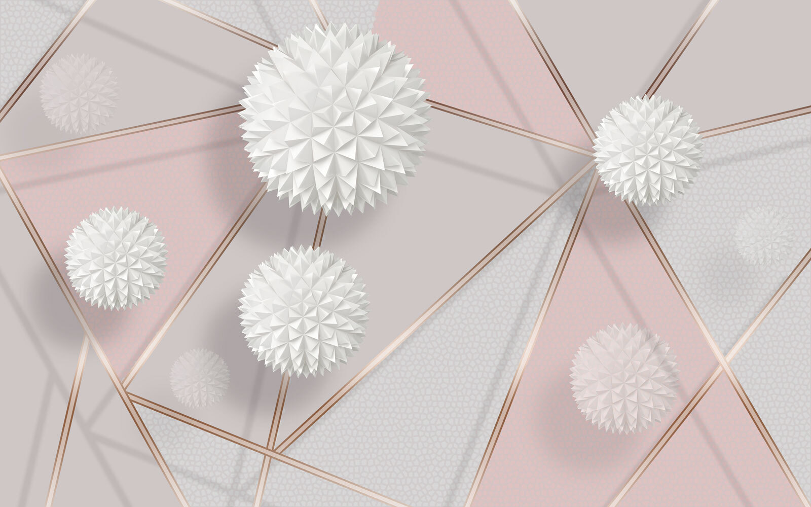 White and pink geometrical design u73966p - White and pink geometrical design - tegory