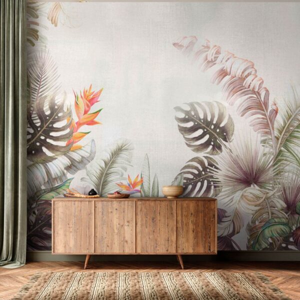 Vibrant tropical foliage and flowers. Vibrant tropical foliage and flowers.