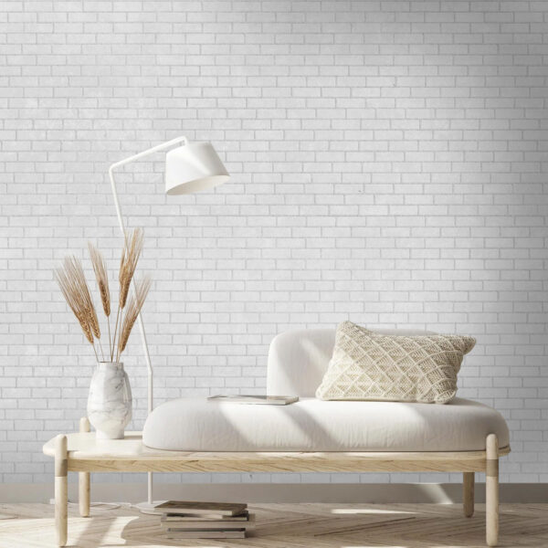 White brick wall with many small bricks u74025pig1m 600x600 - White brick wall with many small bricks - tegory