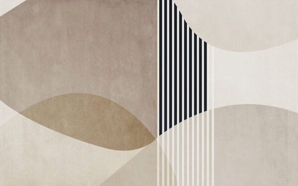 Abstract shapes in neutral tones