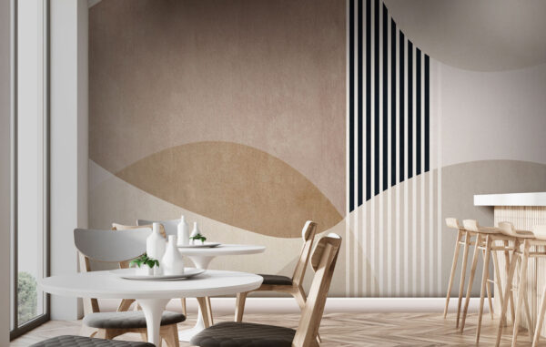 Abstract shapes in neutral tones