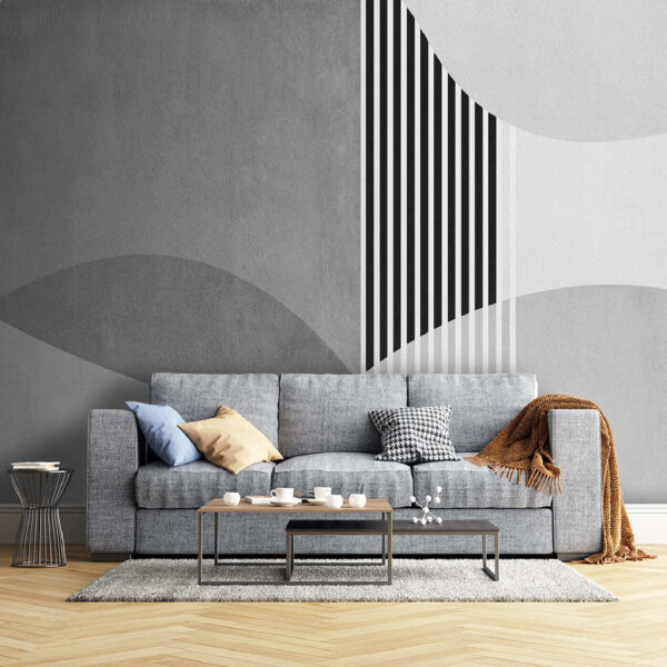 A grey and white background with black lines and circles A grey and white background with black lines and circles
