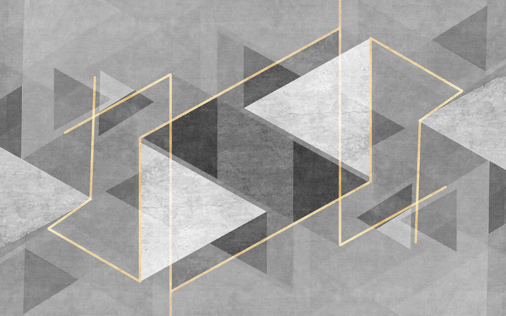 Grey and white geometrical design Grey and white geometrical design