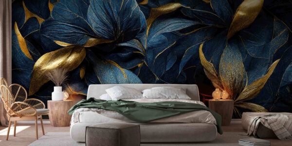 Elegant leaves in vibrant hues. Elegant leaves in vibrant hues.