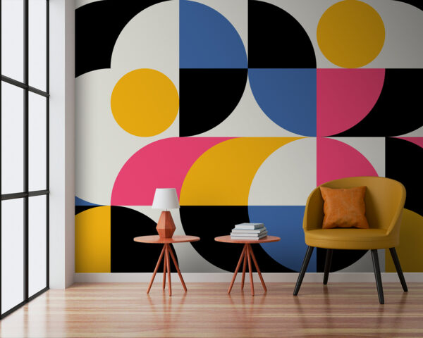 Colorful circles and squares Colorful circles and squares