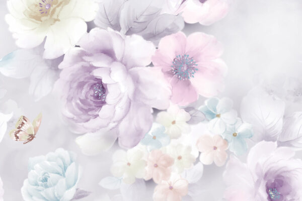 Soft blooms in pastel hues Soft blooms in pastel hues