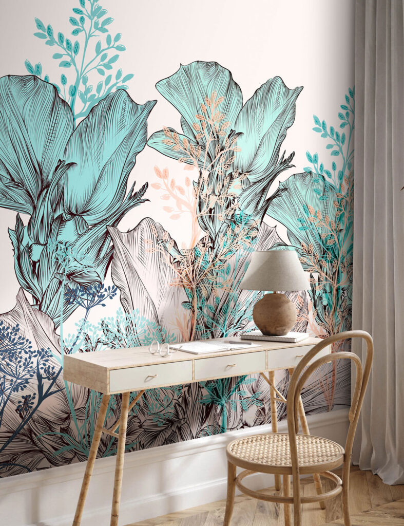 Delicate botanical dreamscape in hues u74399pih1 787x1024 - Delicate botanical dreamscape in hues - tegory