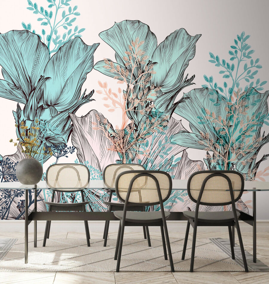 Delicate botanical dreamscape in hues u74399piq1m 900x950 - Delicate botanical dreamscape in hues - tegory
