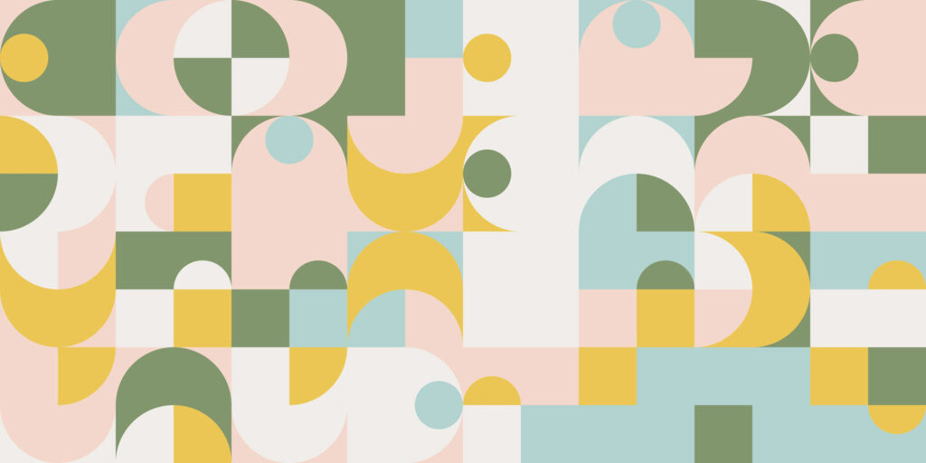 Colorful pattern with circles and dots Colorful pattern with circles and dots