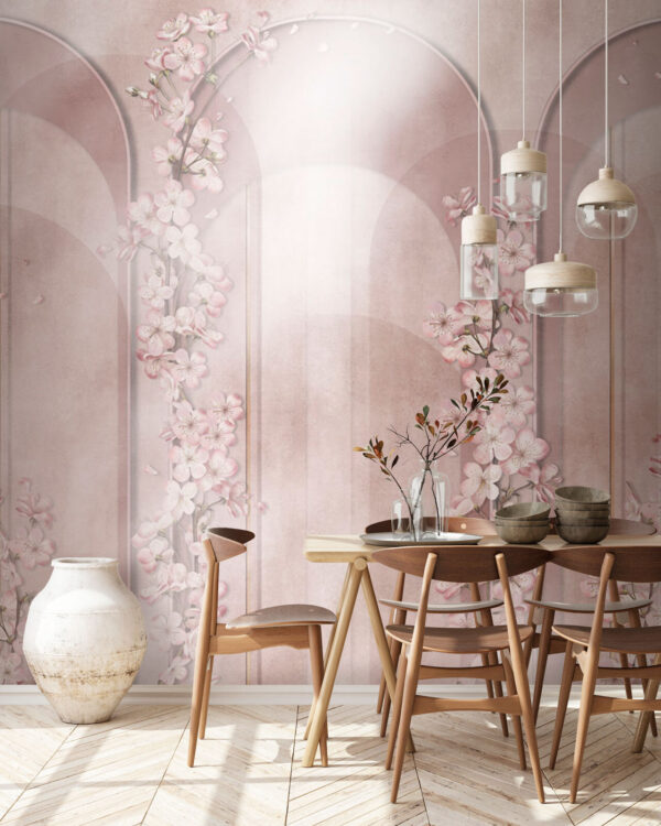 Wall murals Wallpaper with flowers (SKU: u74470) Wall murals Wall murals Wallpaper with flowers (SKU: u74470)