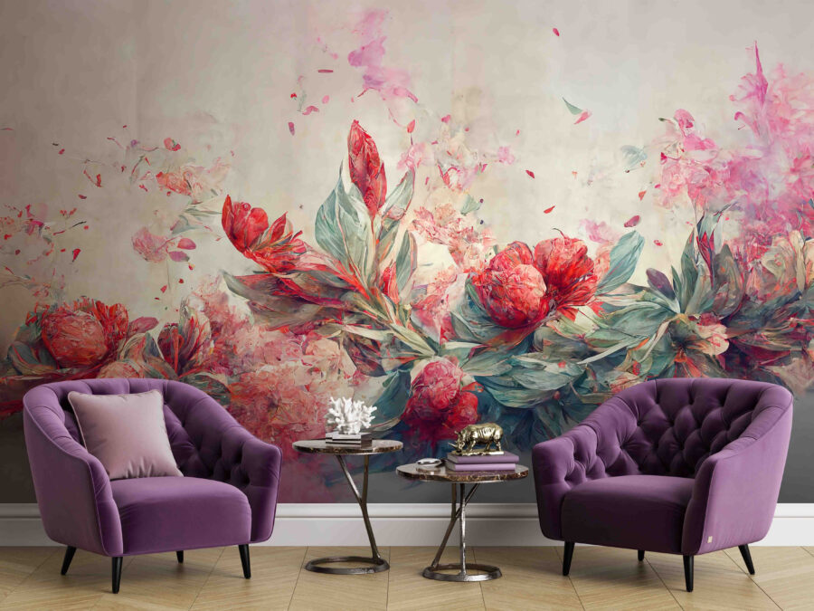 Painting of flowers and leaves u74680pig1m 900x675 - Painting of flowers and leaves - tegory
