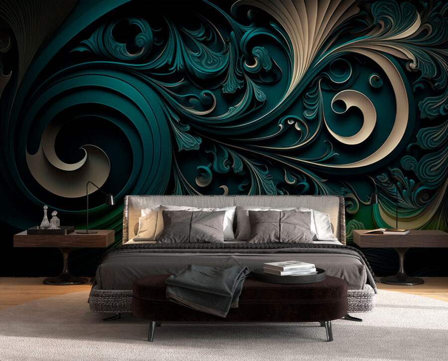 Elegant swirls and intricate designs.