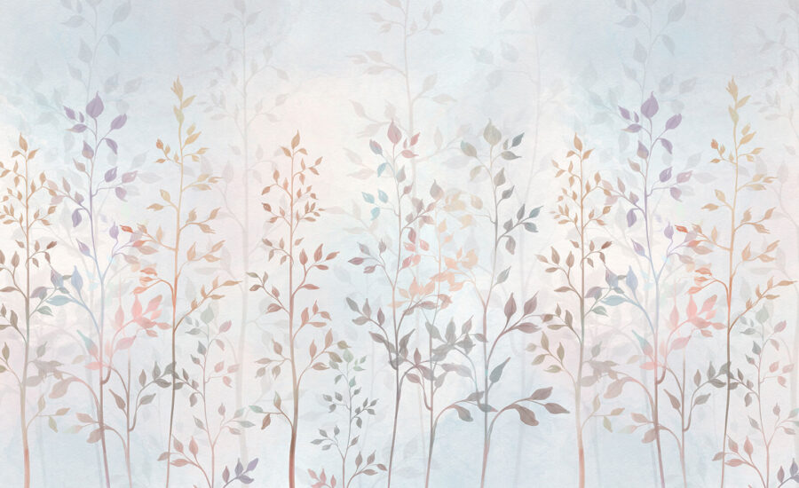 Group of trees with leaves