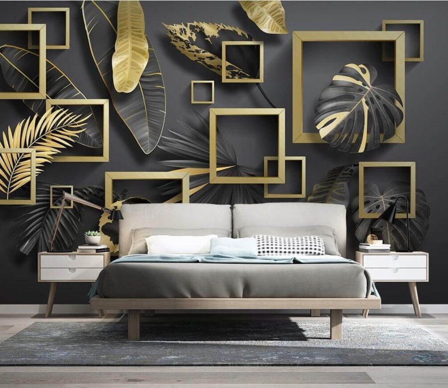 Elegant foliage in geometric harmony.