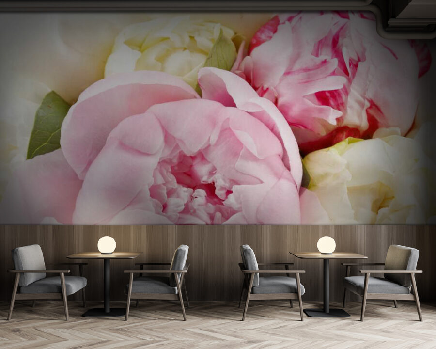 Wall murals Bouquet of pink and white flowers - Image 4
