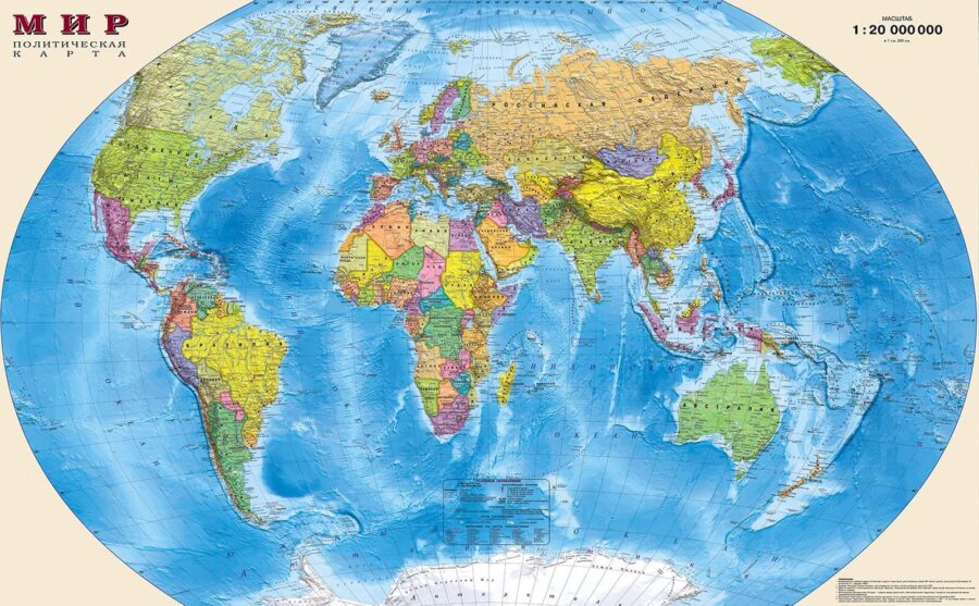 Map of the world