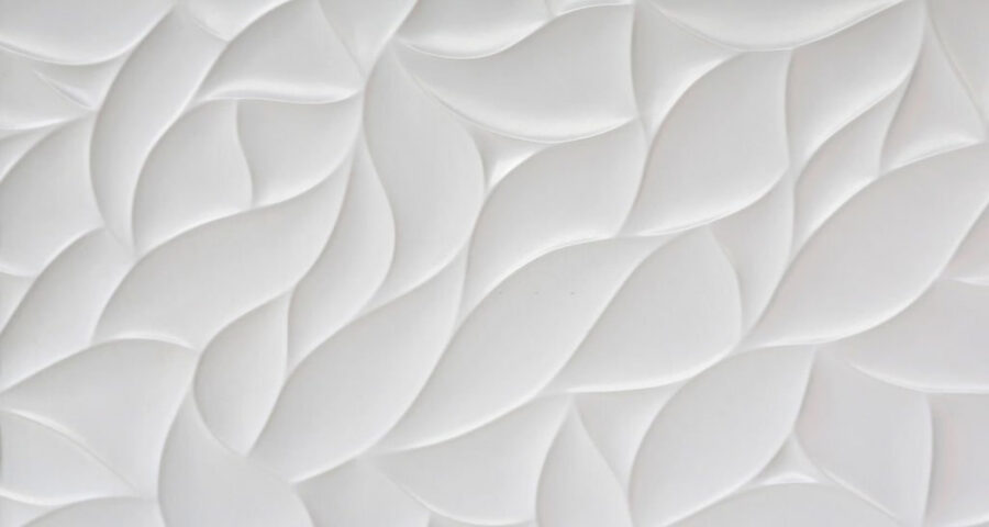 White surface with wavy lines