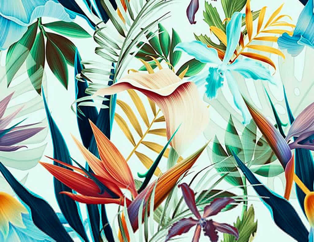 Colorful floral pattern Colorful floral pattern