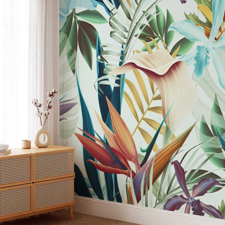 Colorful floral pattern