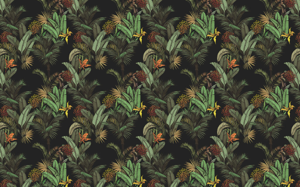 Pattern of tropical plants Pattern of tropical plants