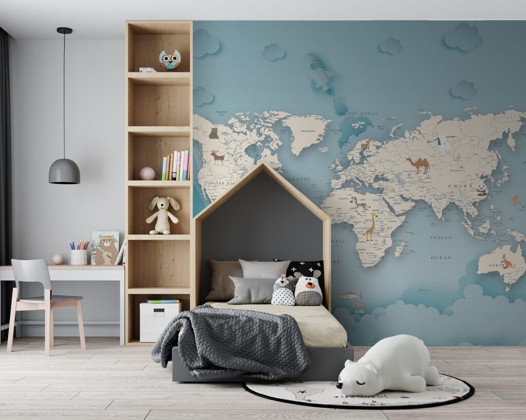 Map of the world Map of the world