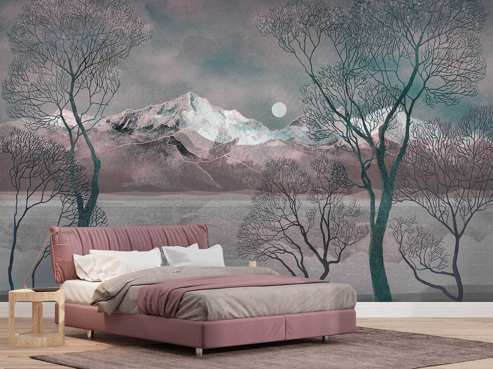 u80027pib1m - Landscape with trees and mountains - tegory