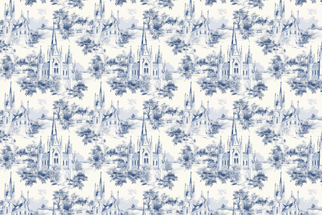 Pattern of a castle Pattern of a castle