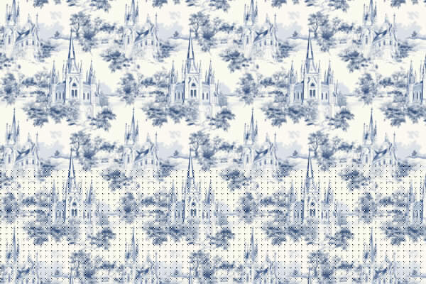 Pattern of a castle Pattern of a castle