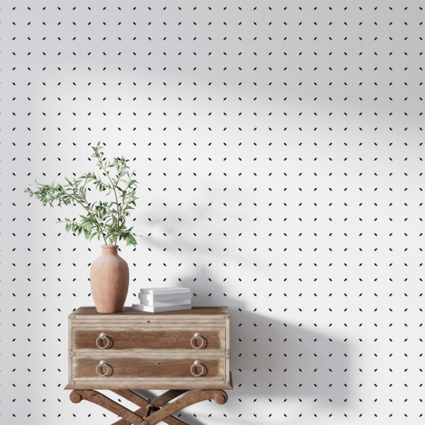 A white background with black dots Wall murals A white background with black dots