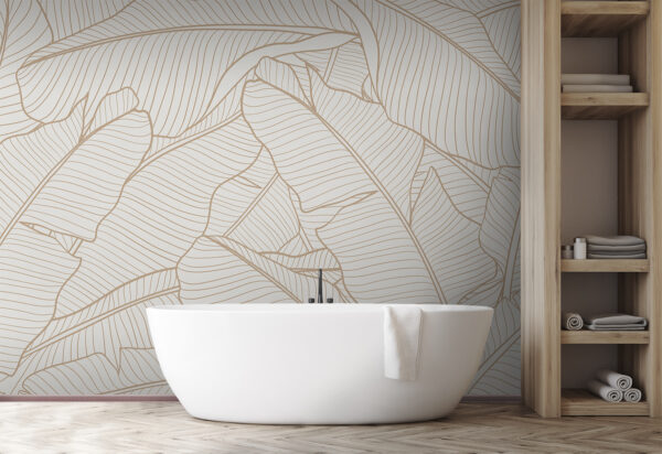 Elegant leaf pattern for modern decor. Elegant leaf pattern for modern decor.