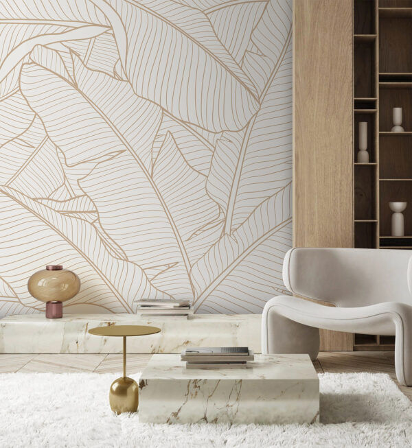 Elegant leaf pattern for modern decor. Elegant leaf pattern for modern decor.