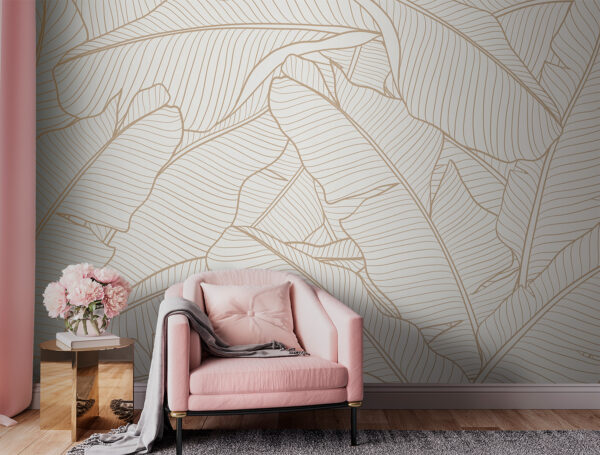 Elegant leaf pattern for modern decor. Elegant leaf pattern for modern decor.