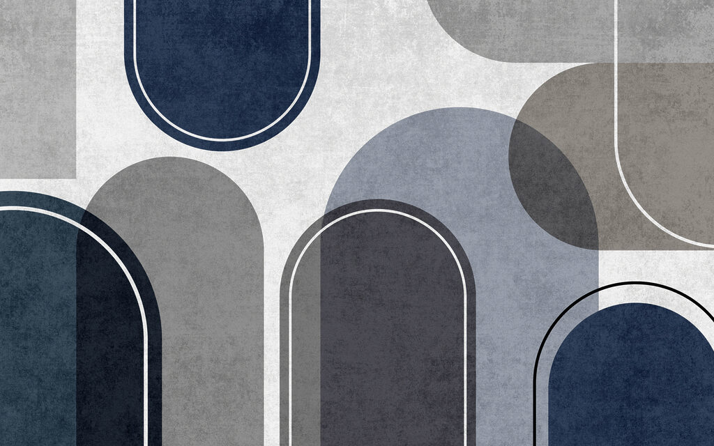 Modern abstract shapes in muted tones. Modern abstract shapes in muted tones.