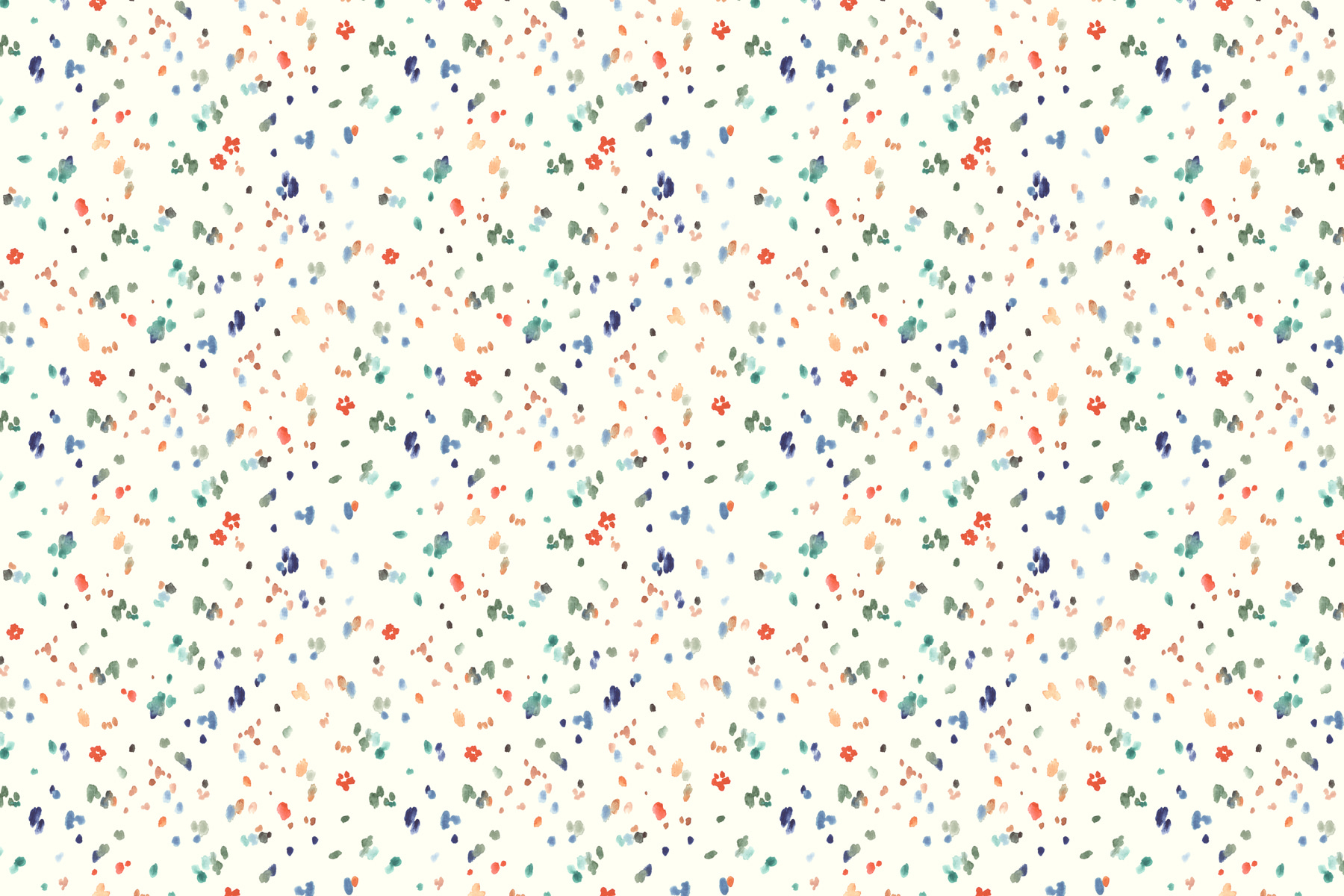 A small colorful spots on a white background A small colorful spots on a white background
