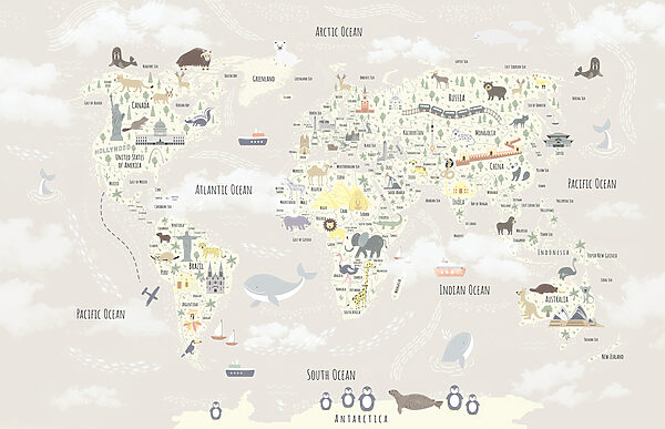 A map of the world A map of the world