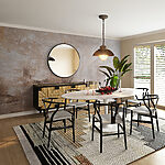 Wall murals Textured surface with soft, muted tones