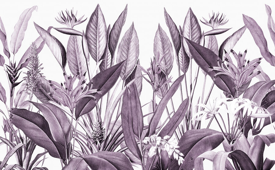 Wall murals Elegant foliage in muted tones. - Image 4