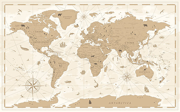 A map of the world A map of the world