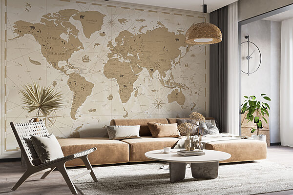 A map of the world A map of the world