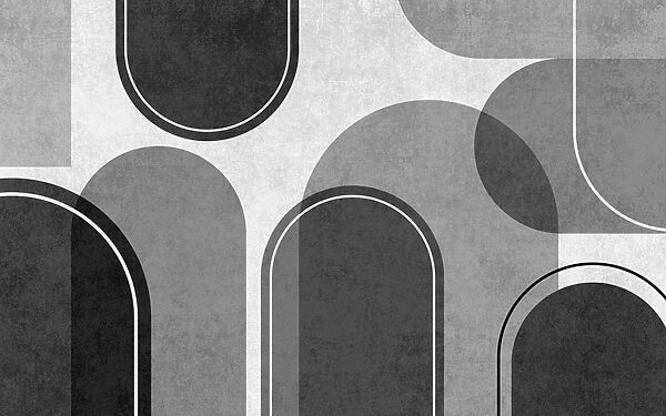 A grey and white background with ovals and ovals A grey and white background with ovals and ovals