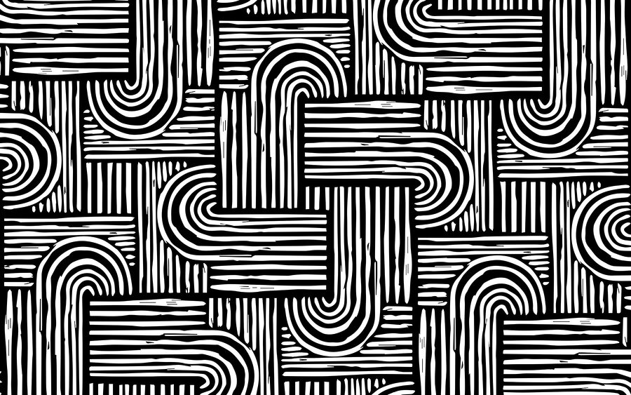 A black and white pattern