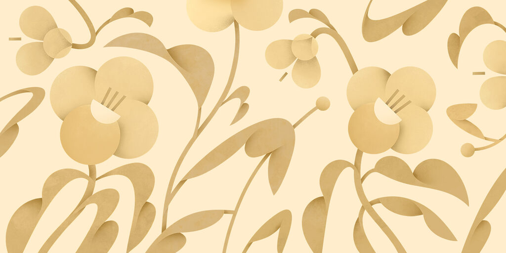 Elegant floral pattern on soft background Elegant floral pattern on soft background