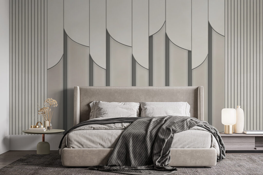 A close up of a wall